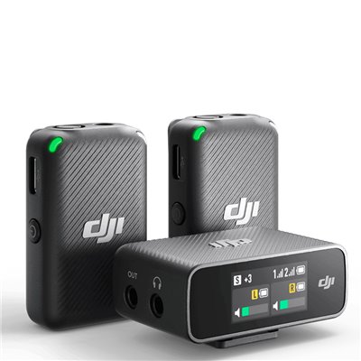 DJI MIC (2 TX + 1 RX + Estuche de carga)